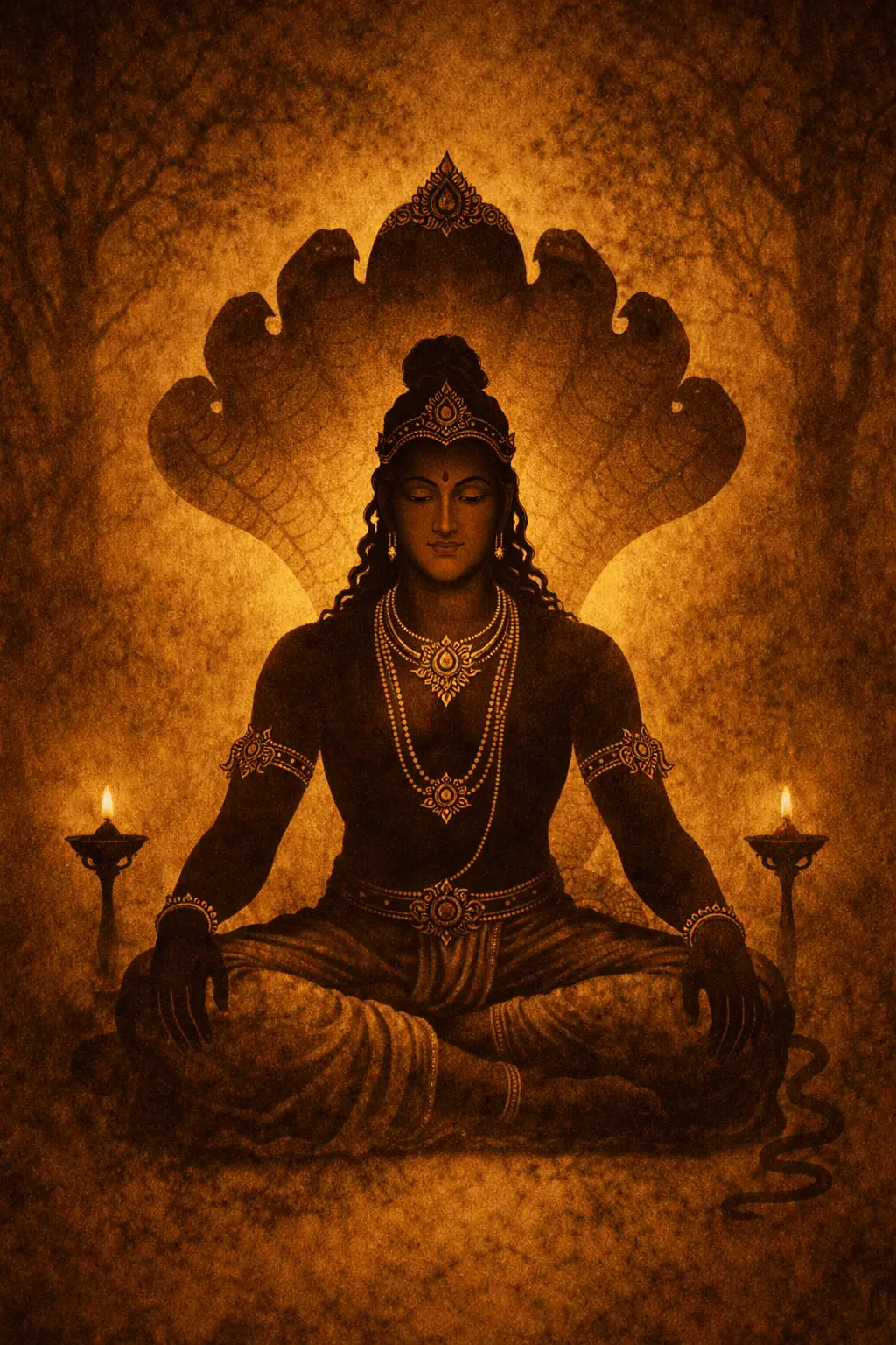 The sacred Nilavara at Mannarasala Illam